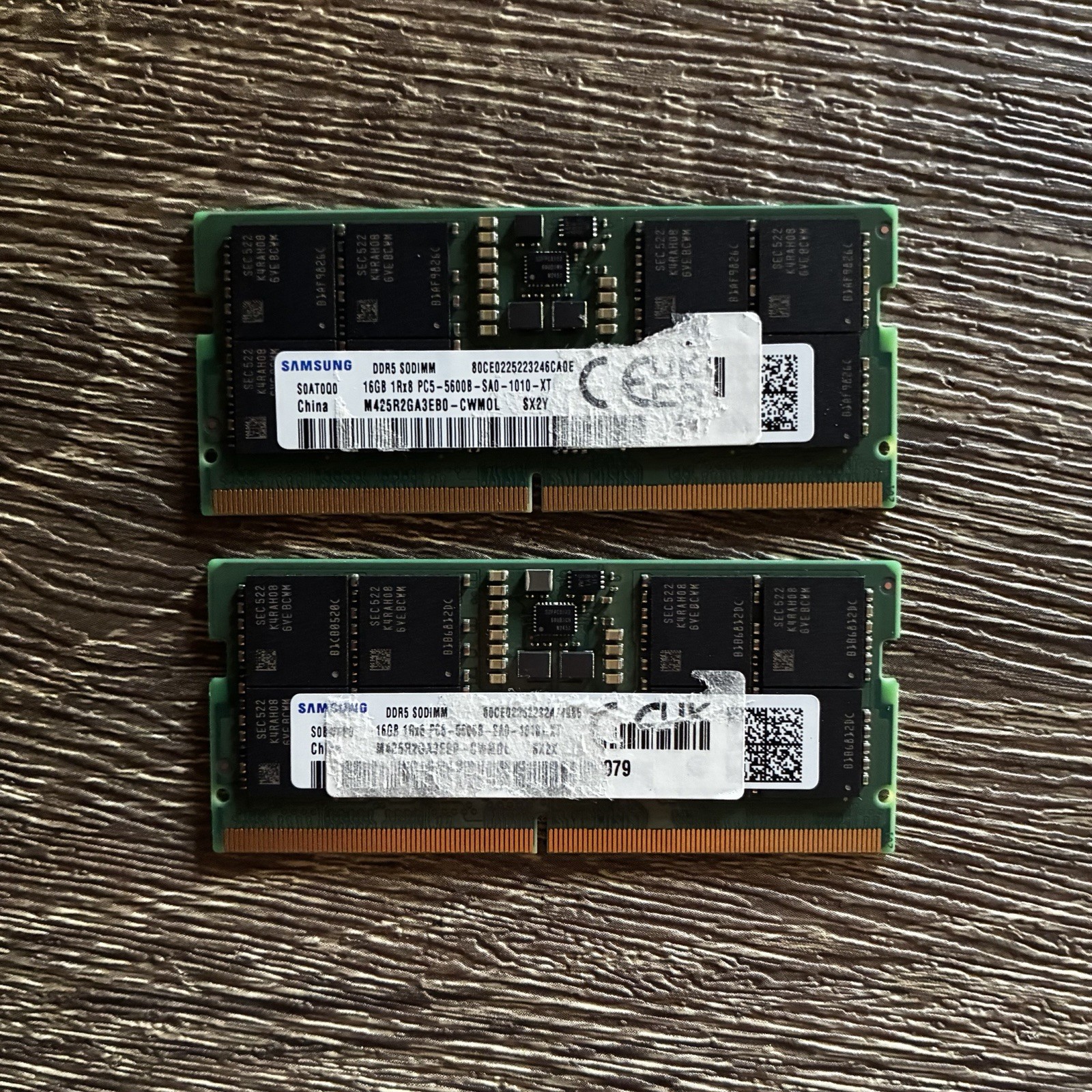 Samsung 32GB KIT DDR5 SODIMM 1Rx8 PC5-5600B RAM Memory (2x16gb)