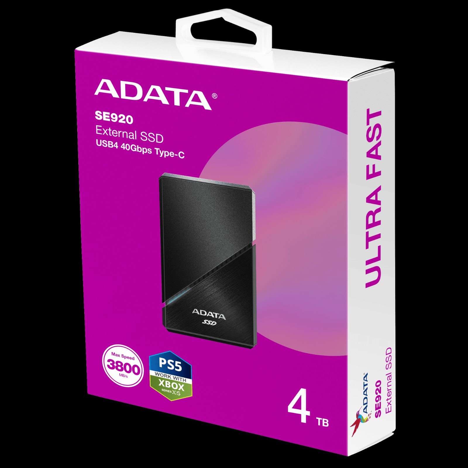 ADATA SE920 SSD 2 TB external SSD Fans Cooling