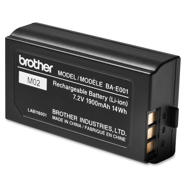 Brother BAE001 Rechargeable Li-ion Battery 1900mAh 7.2V