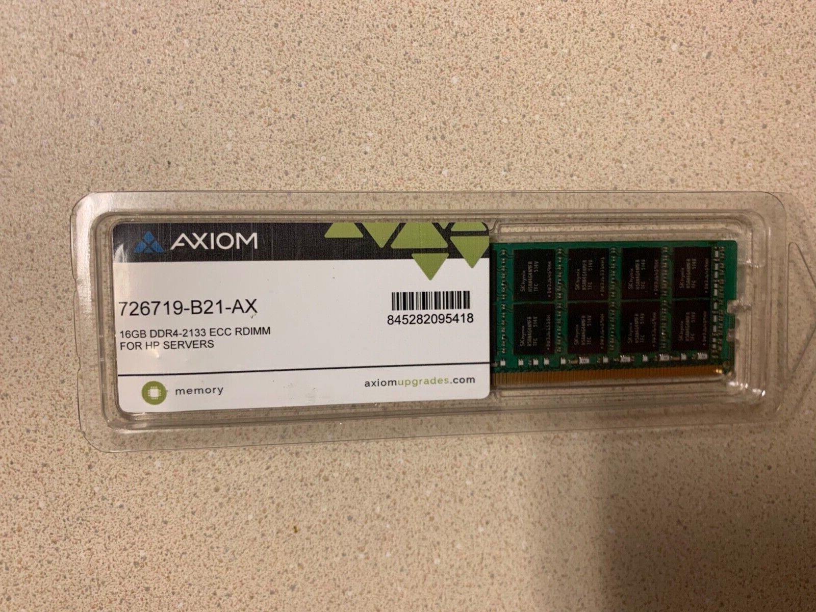 Axion 726719-B21-AX Axiom 16GB DDR4 SDRAM Memory Module - 16 GB - DDR4 SDRAM - 2