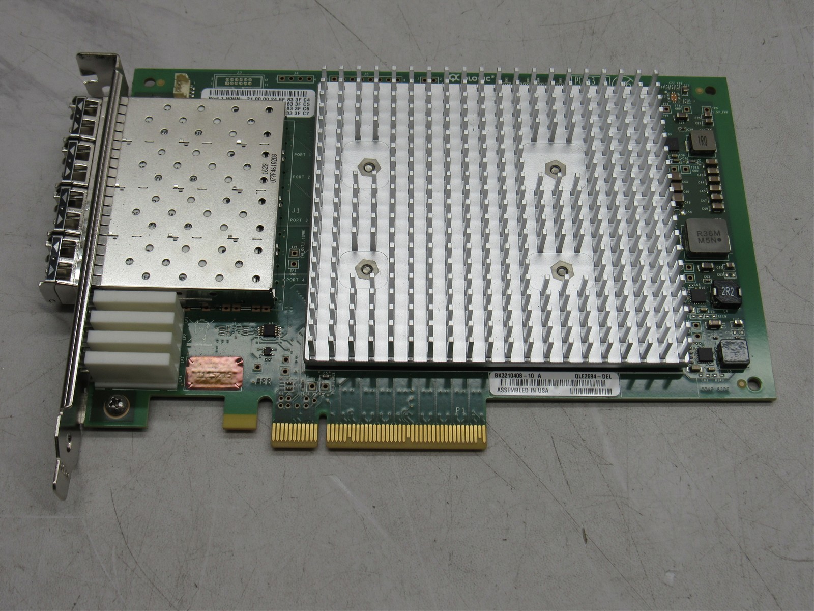 Dell 06WJKM QLE2694 16GB FC HBA PCIe x8 4-Port Fibre Channel Adapter Server Card
