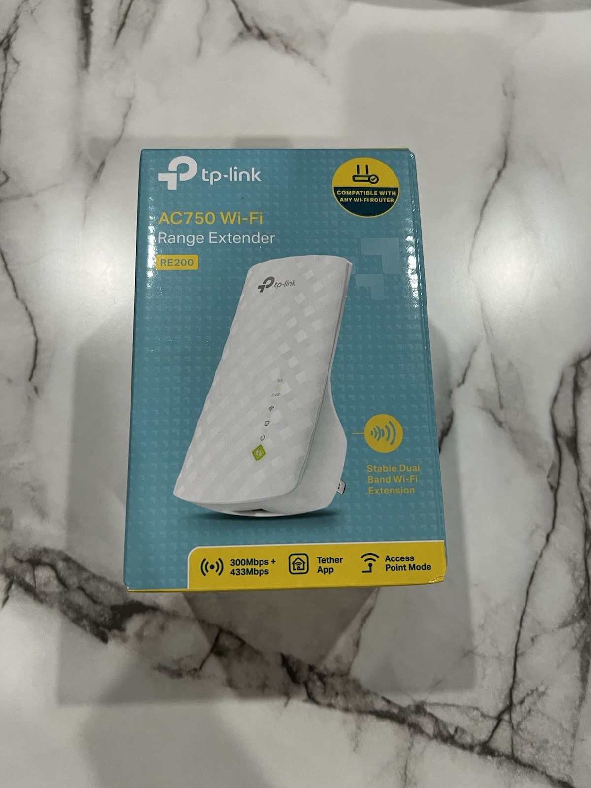 TP-Link Network RE200 AC750 WiFi Range Extender Dual Band