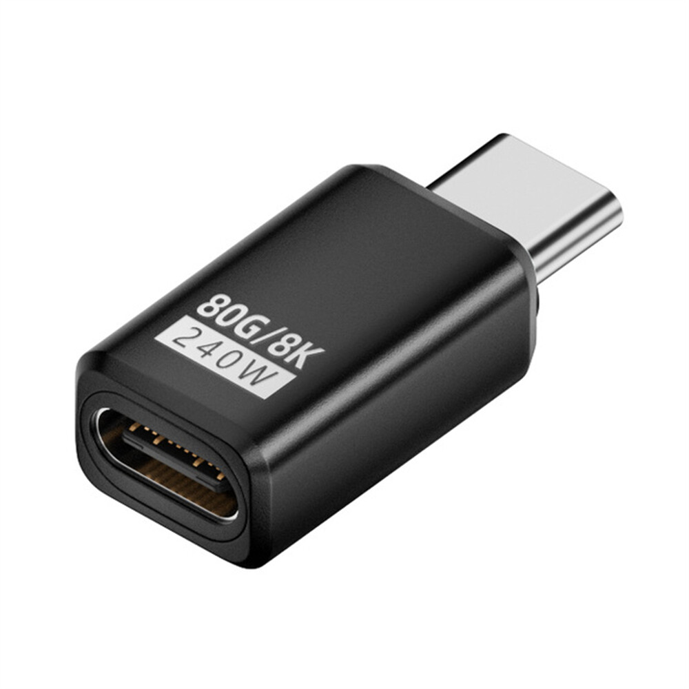 USB5.0 80Gbps Female to Female Extension Adapter 240W 16K 8K 5K USB Thunderbolt