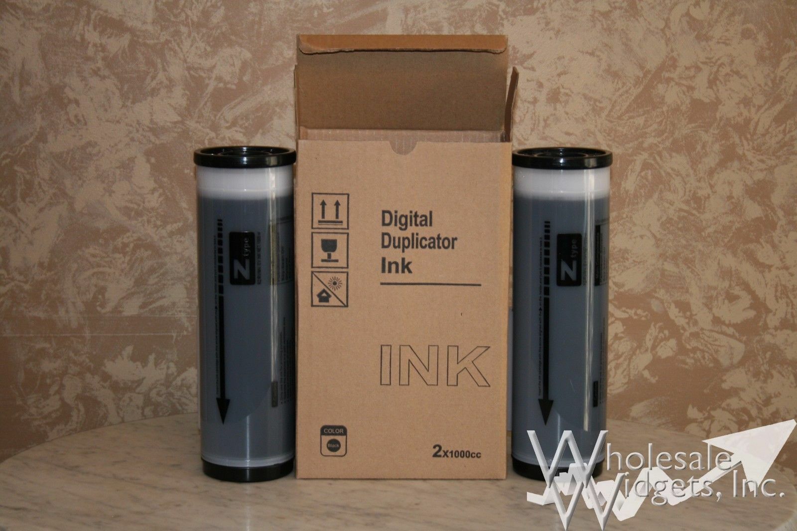 2 Black Inks Compatible With Riso S-4254 Risograph S8113 S-8113 Z Type MZ EZ RZ