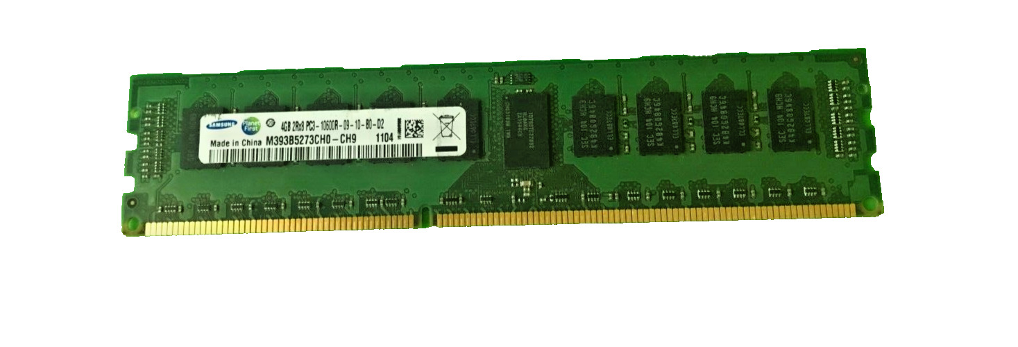 4GB Samsung  DDR3 1333MHZ PC3-10600R ECC Memory M393B5273CH0-CH9
