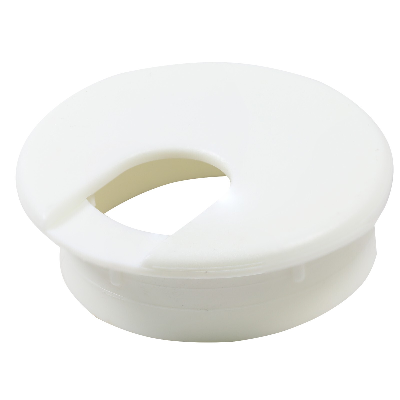 5x (51MM) 2" Round White Computer Desk Table Port Wire Cable Hole Cover Grommet