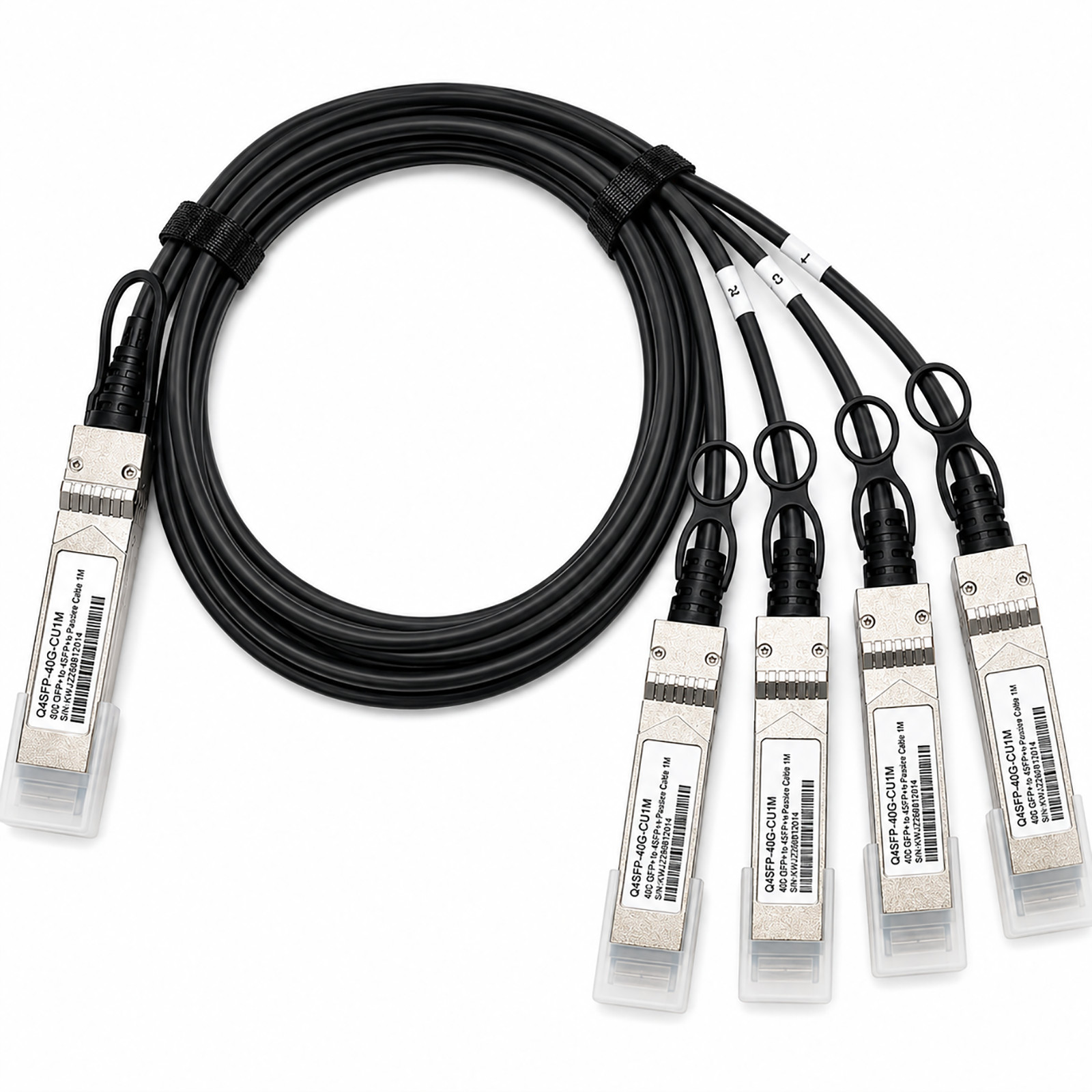 40G QSFP+ to 4x10G SFP+ Passive Breakout DAC For Cisco to Intel 1M 3M