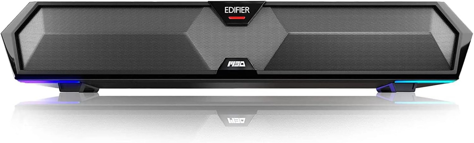 MG300 Computer Sound Bar: Loud Speakers with Deep Bass - Switch RGB Built-In Mic