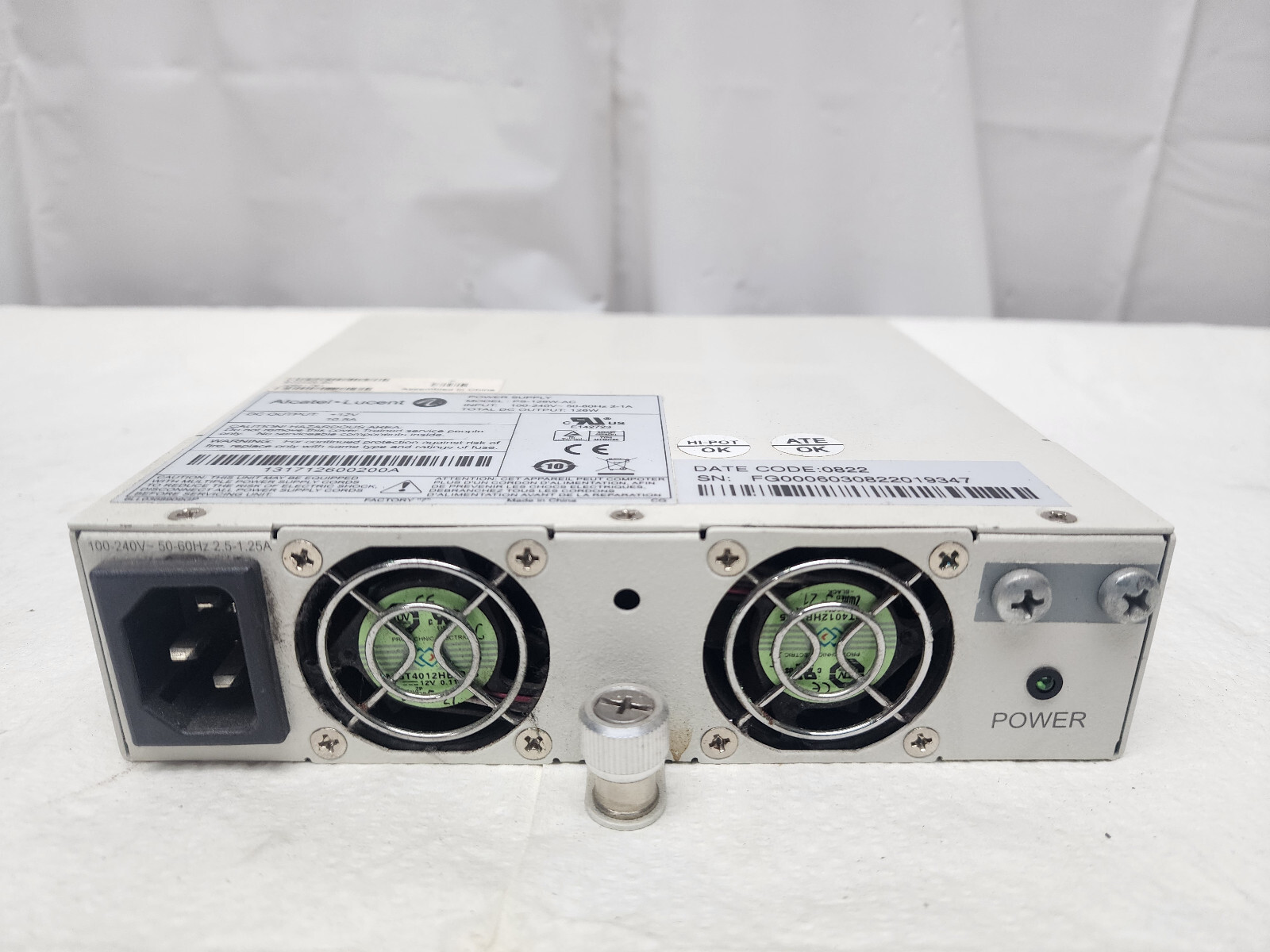 Alcatel-Lucent PS-126W-AC Power Supplies 12V 10.5A