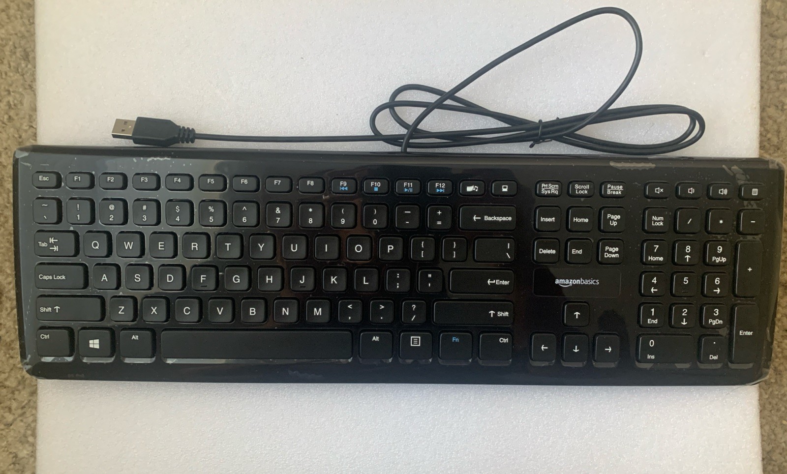 ORIGINAL  Amazon Multimedia Keyboard Black 0006HY