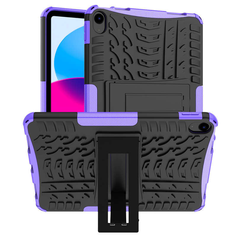 Fr Apple iPad(A16) 11th Gen 2025 11" Shockproof Rugged Rubber Stand Case Cover