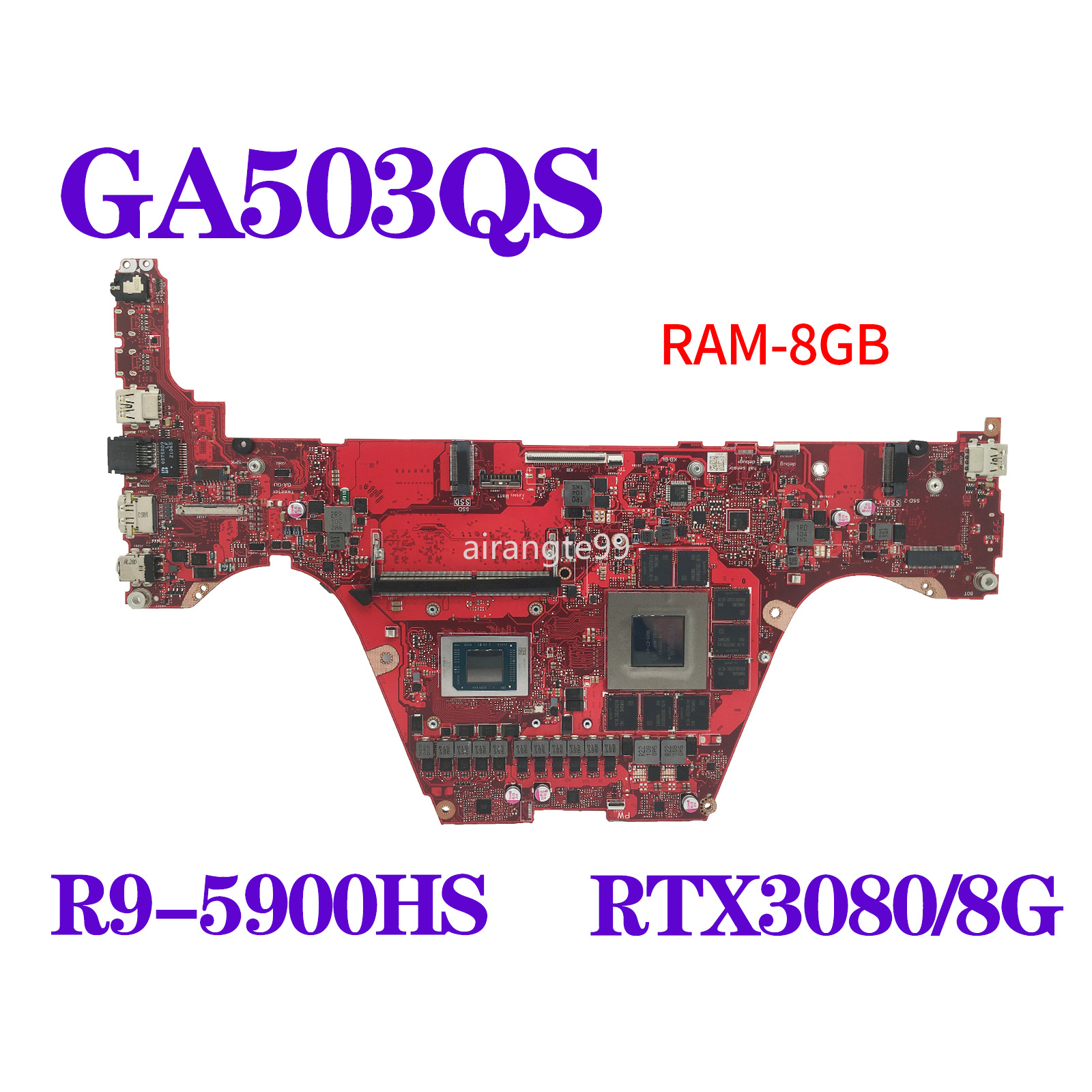 Motherboard For ASUS HQ058T GA503QR GA503QS GA503QM W/ R7 R9 CPU 8GB RAM