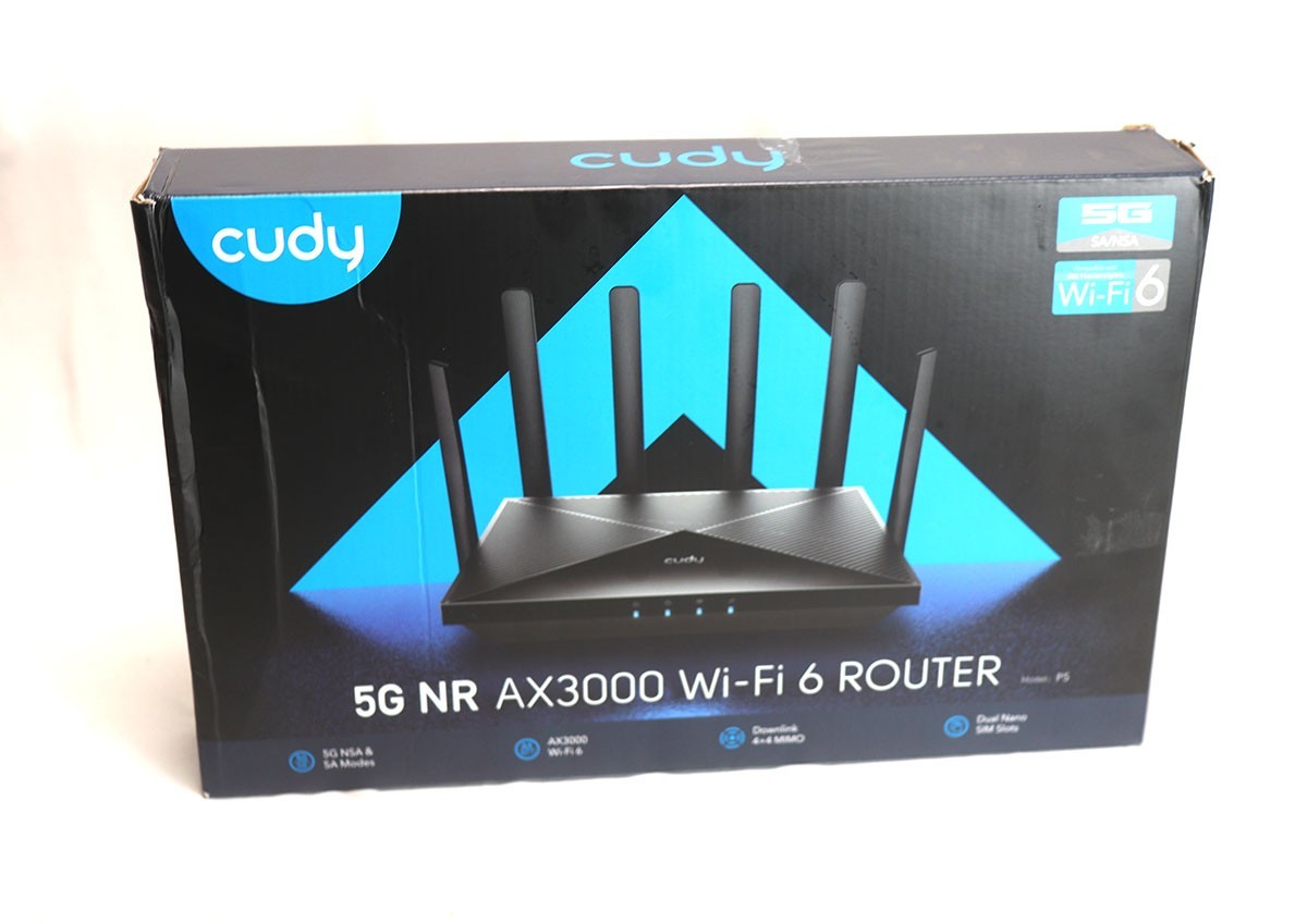 Cudy 5G NR SA NSA AX3000 WiFi 6 CPE Router Dual SIM NAT VPN  **READ**