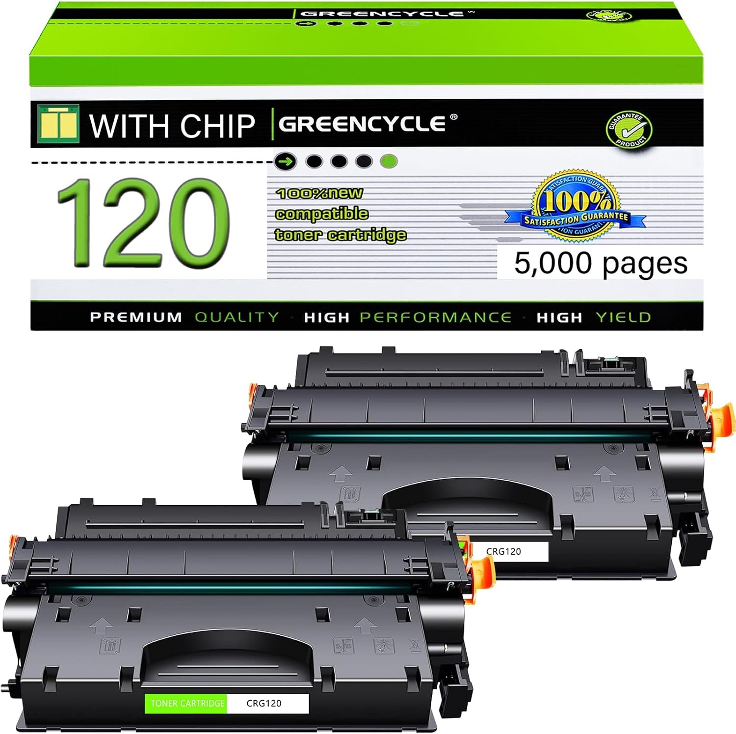 2PK CRG120 C120 2617B001AA Toner For Canon ImageClass D1520 D1550 D1370 Printer