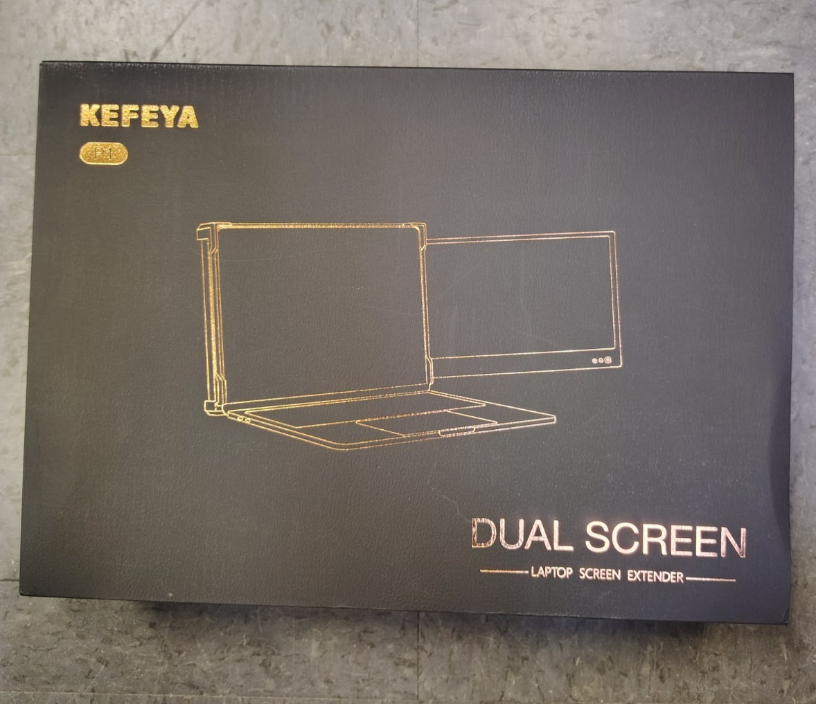 KEFEYA P1 14" Portable Dual Laptop Screen Extender 1080P  Monitor Open Box NEW