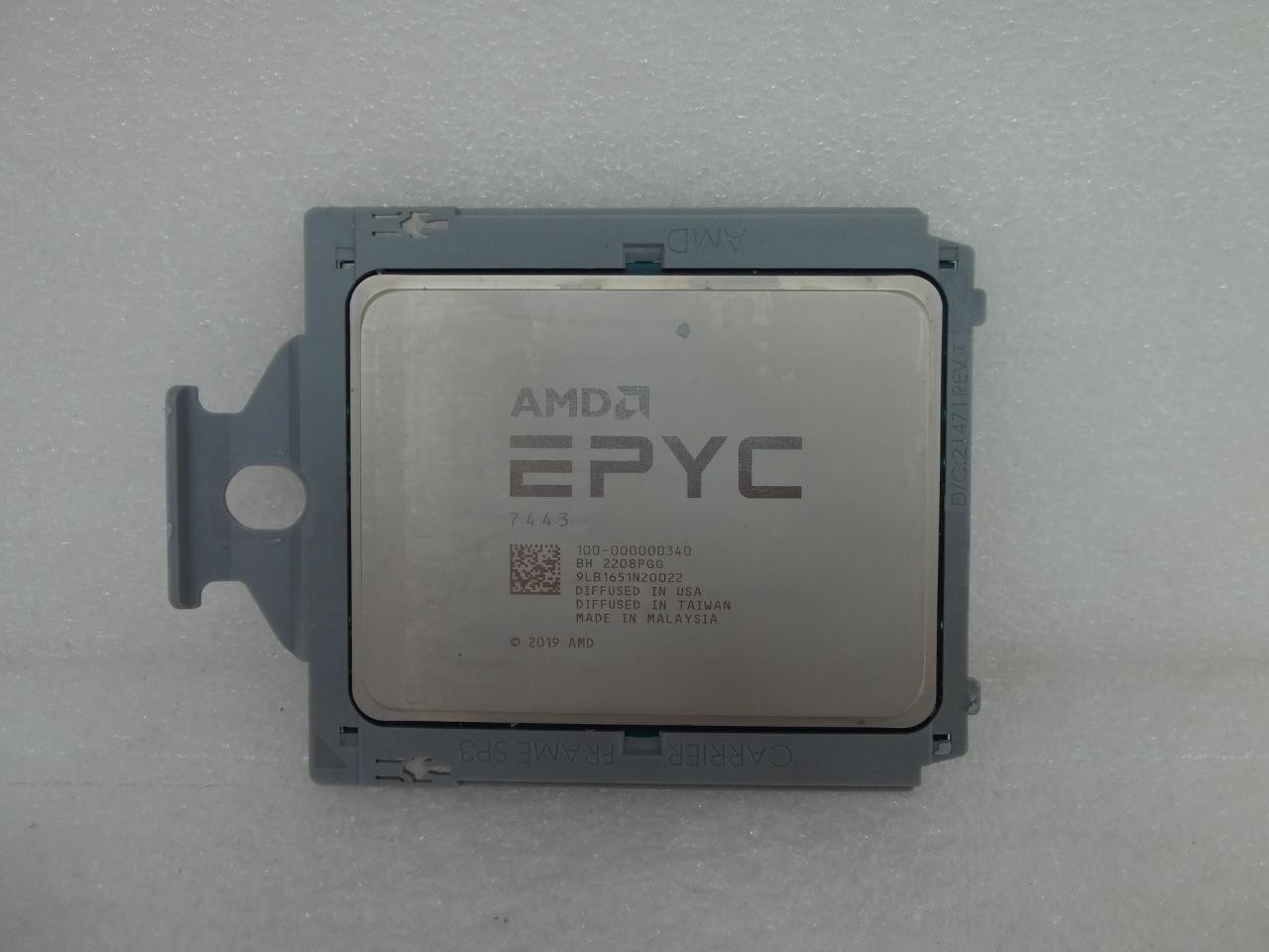 AMD EPYC 7443 24-Core 2.85GHz 128MB SP3 Server CPU 100-000000340 *Unlocked*