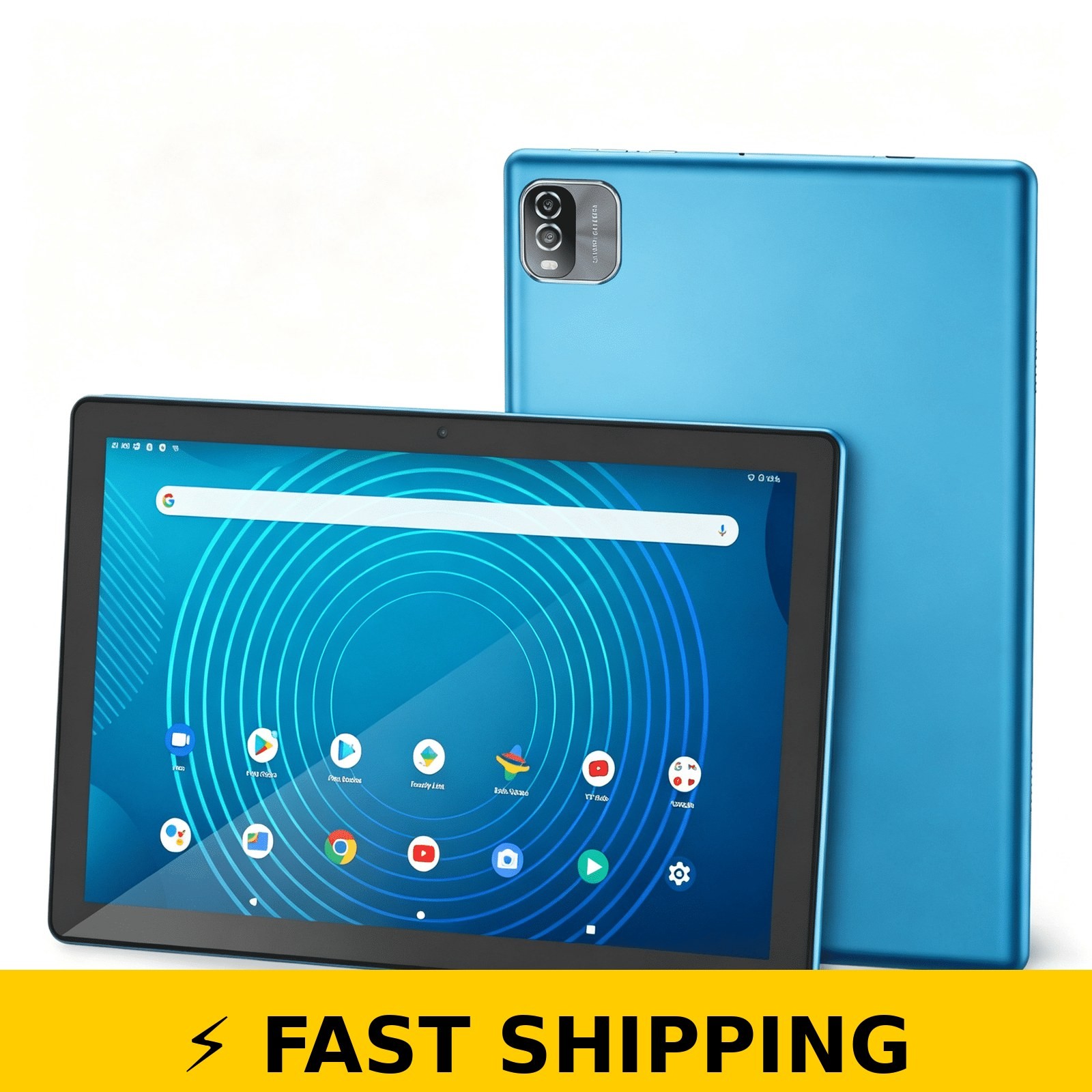 Baken Android 14 Tablet 10.1" IPS Touch Screen 12GB RAM 64GB Storage Blue