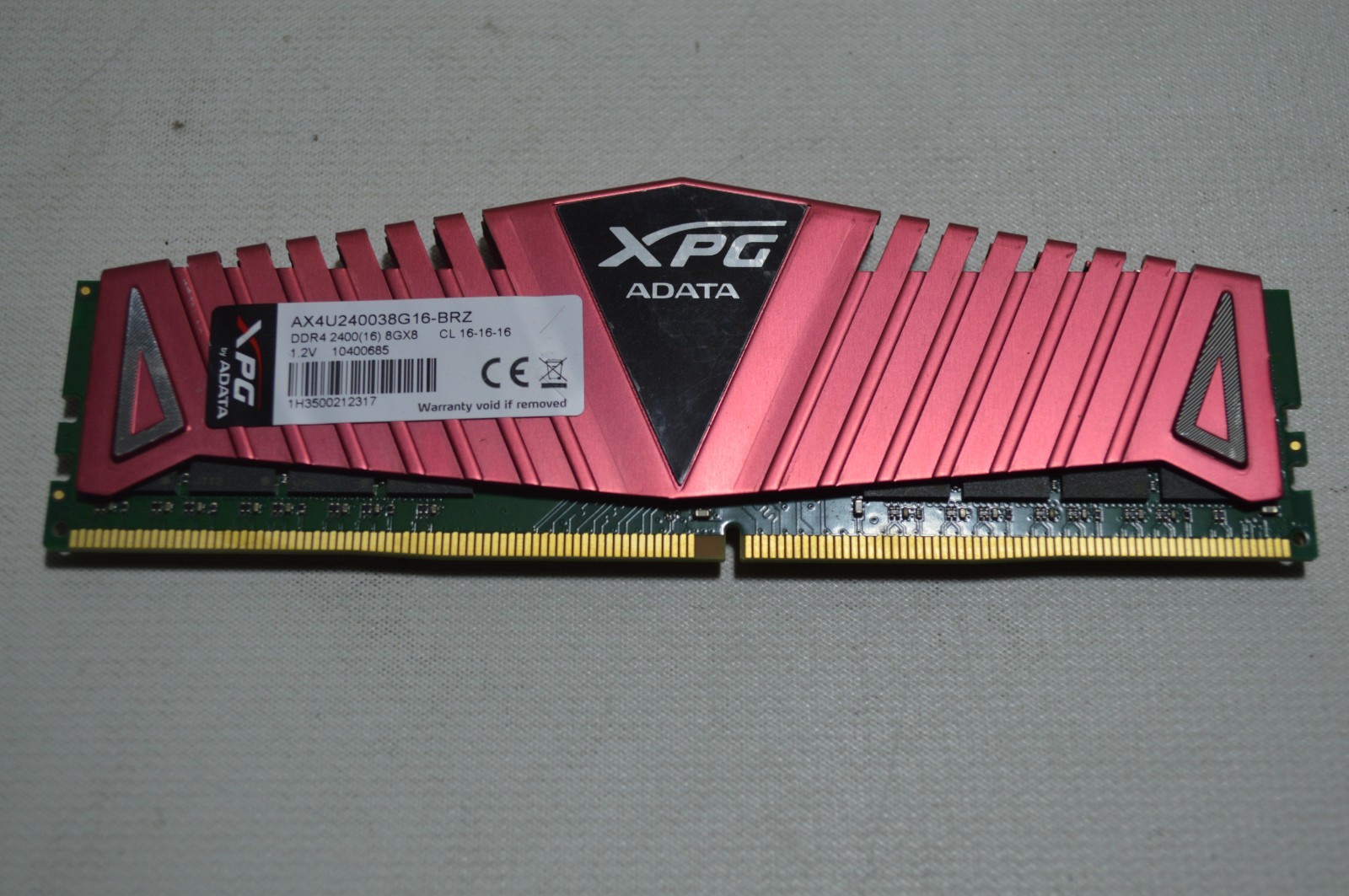 ADATA PC4-19200 (DDR4-2400) 8GB Memory RAM AX4U240038G16-BRZ