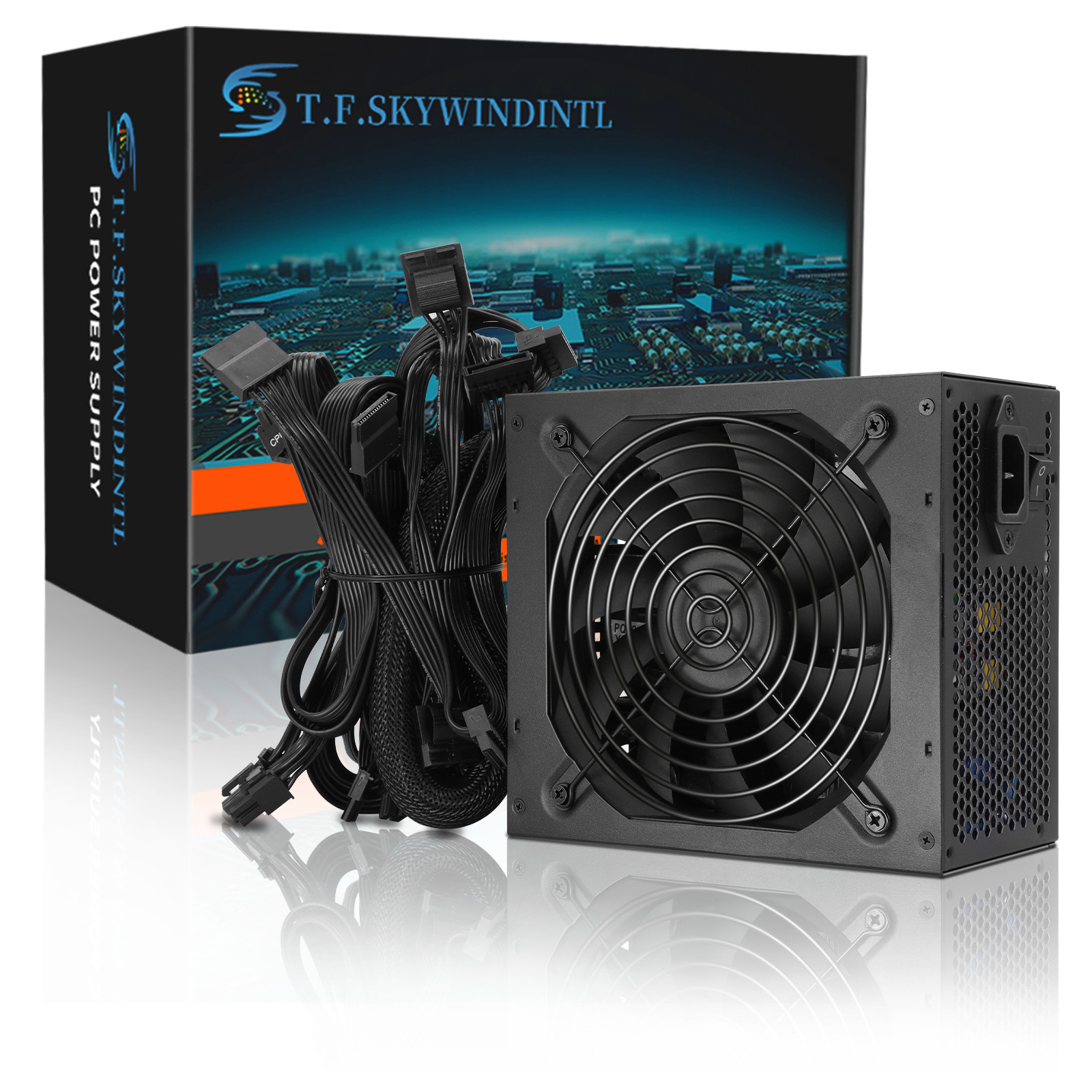 ATX 1000W Power Supply 80 PLUS Glod Non Modular PC PUS Support Dual CPU