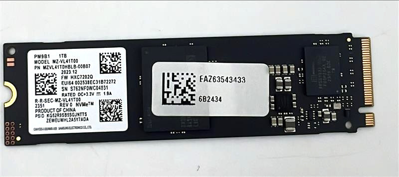 Samsung SSD Solid State Drive MZ-VL41T00 1TB