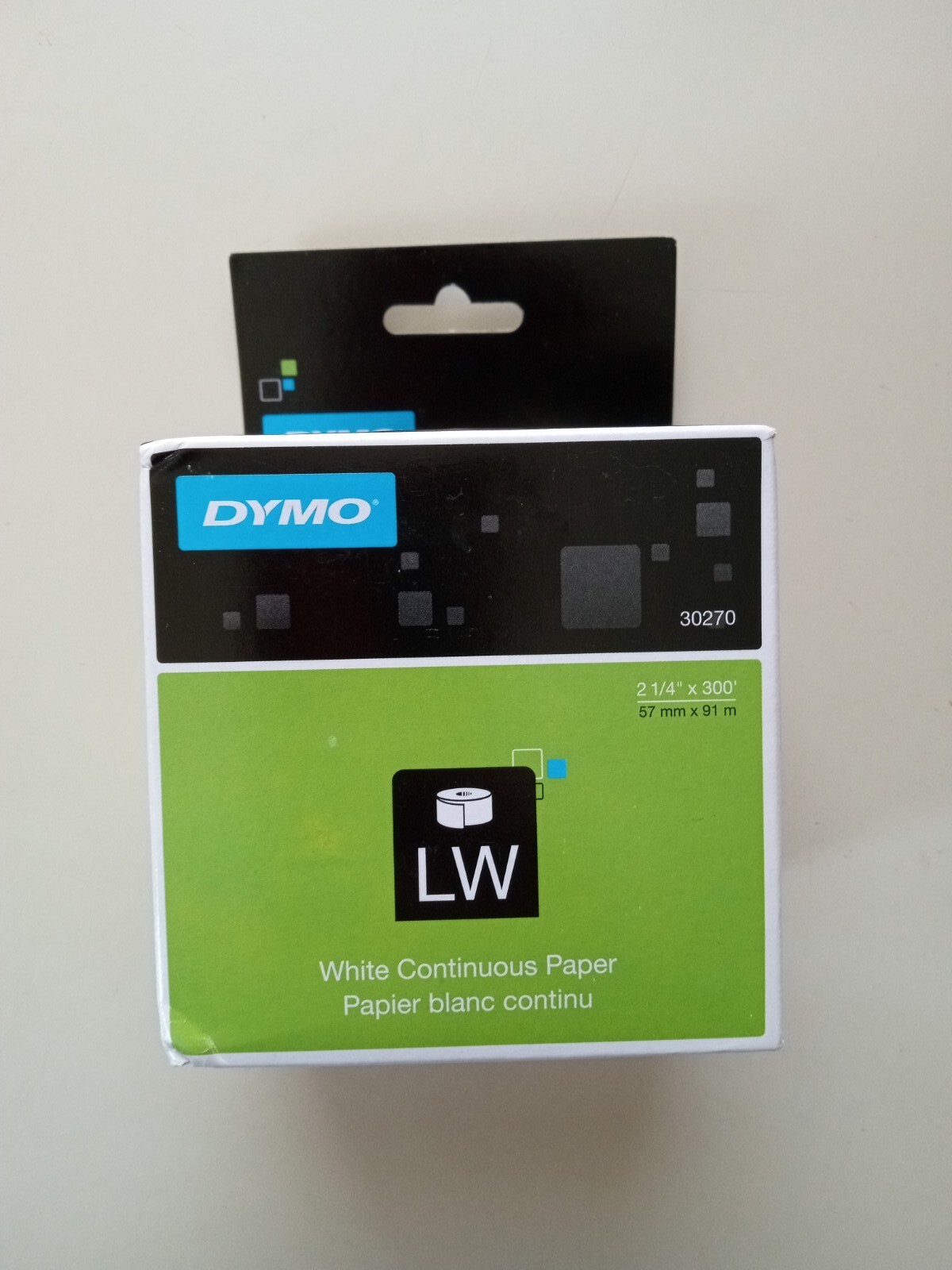 DYMO LabelWriter Continuous-Roll Receipt Paper 2-1/4" x 300 White 30270