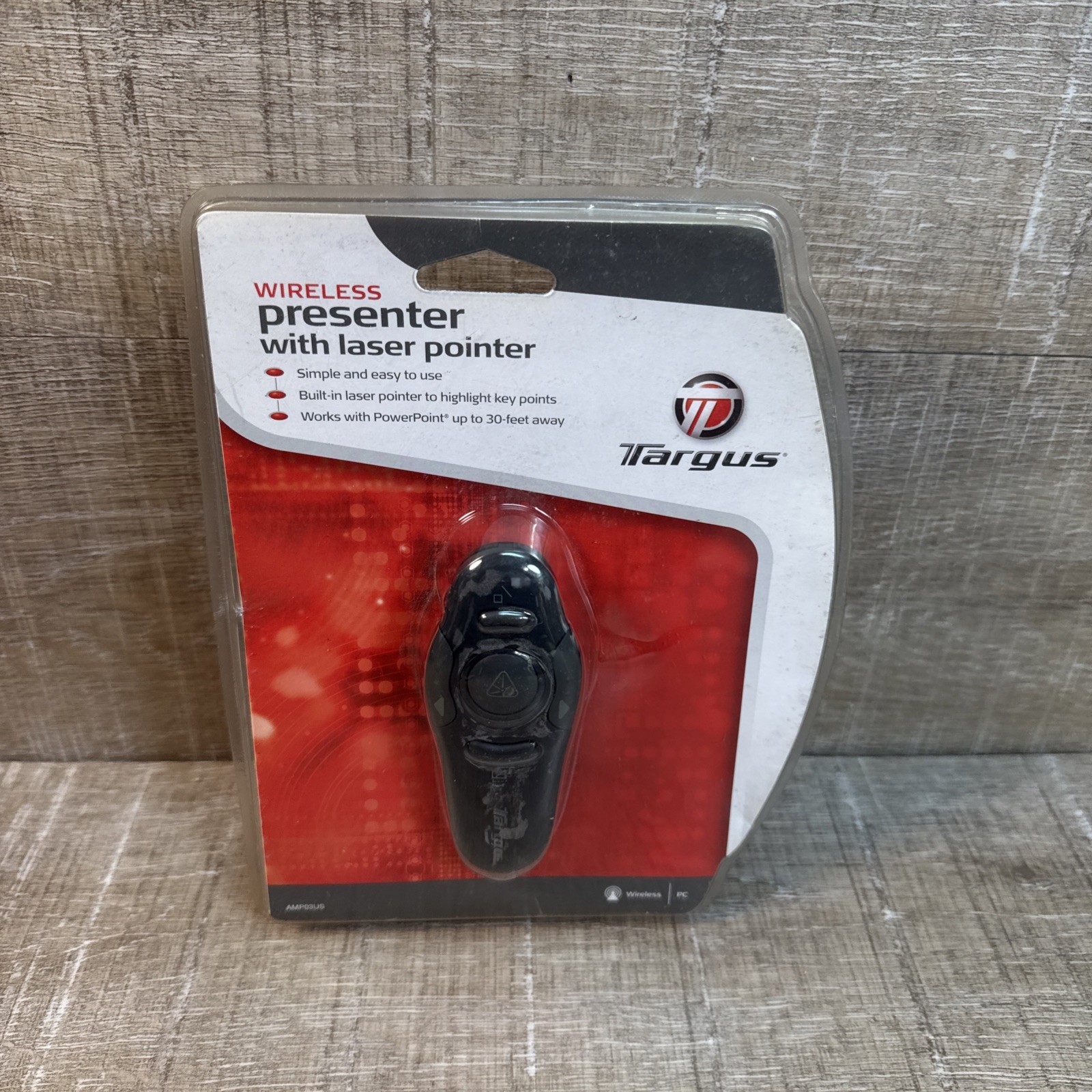 Targus Wireless Presenter Laser Pointer Remote AMP03US New in OEM Packaging