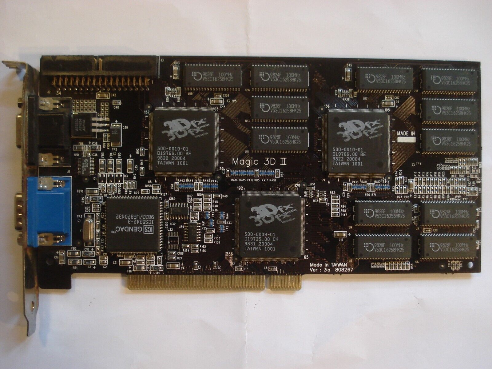 3Dfx Voodoo 2 , 3D Magic II , 12 MB RAM PCI Graphics adapter