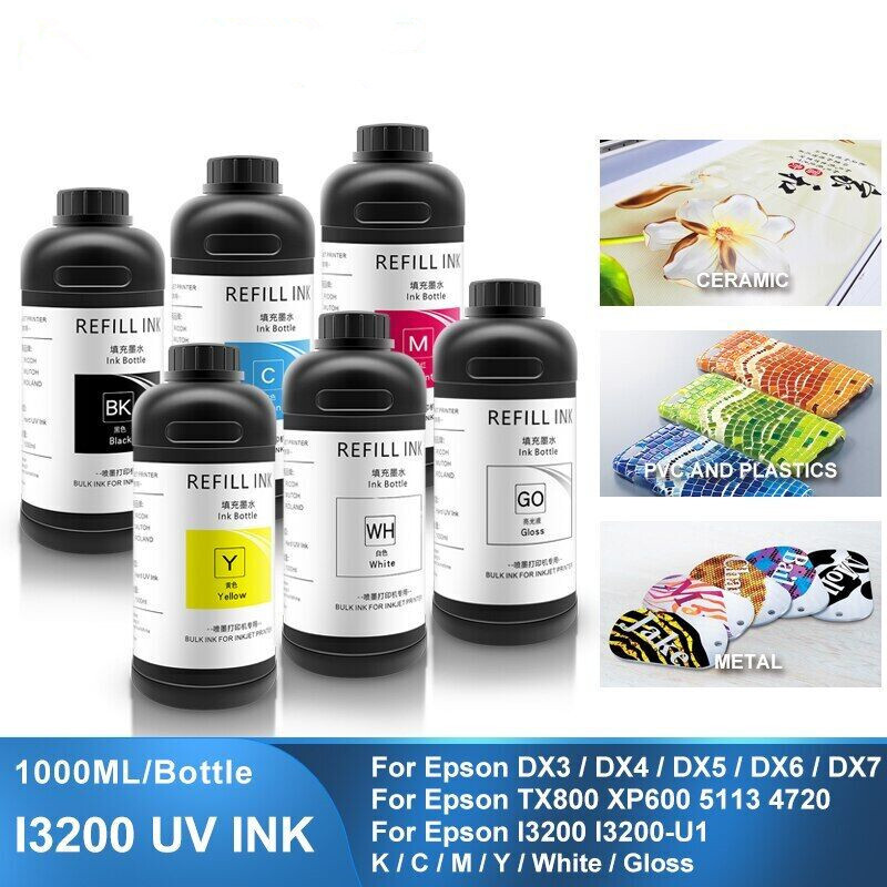 LED UV Ink For Epson 5113 4720 I3200 I3200-U1 Printhead For UV Modified Printer