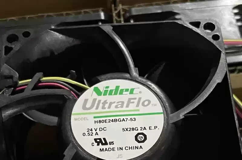 1PCS NIDEC H80E24BGA7-53 8038 24V 0.52A Inverter Fan
