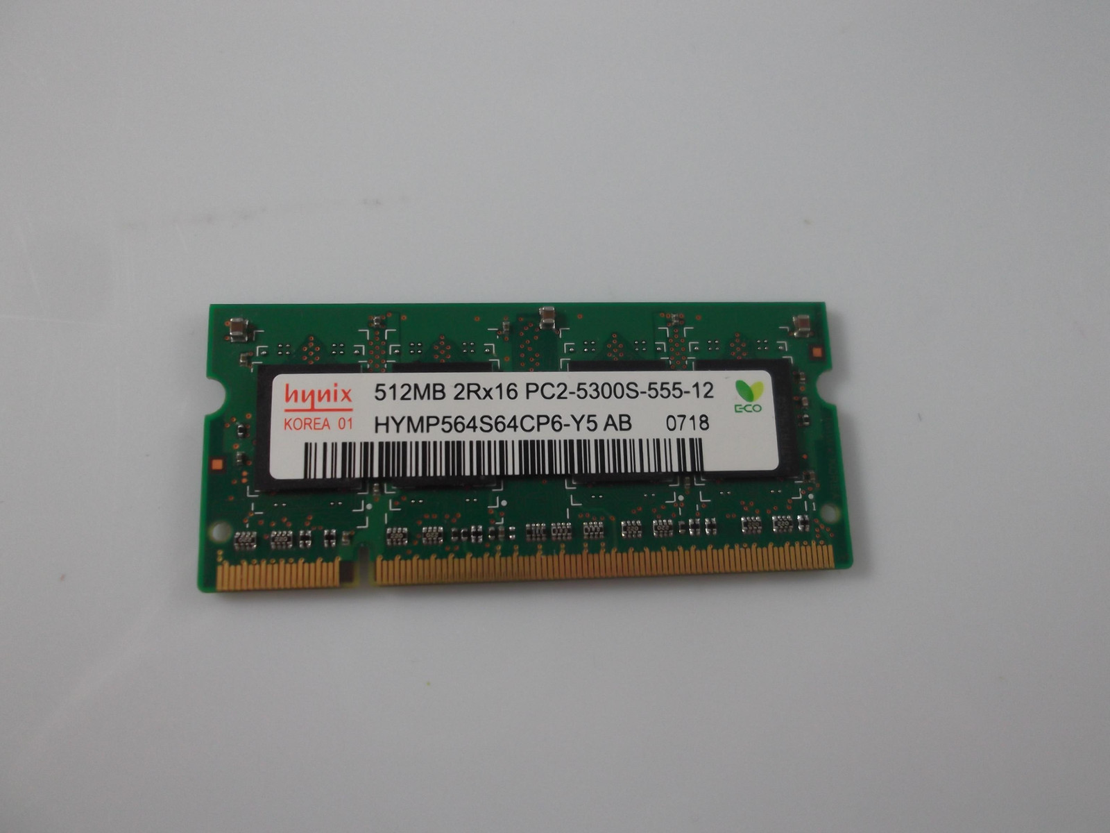 Ram Memory SO-DIMM 512 MB PC2-5300S HYNIX HYMP564S64CP6-Y5 #0