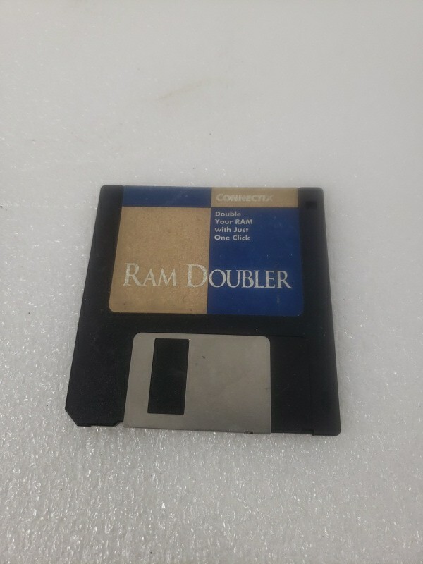 (1994) APPLE Software: RAM DOUBLER 1.6( CONNECTIX)  3.5" (No Manual)