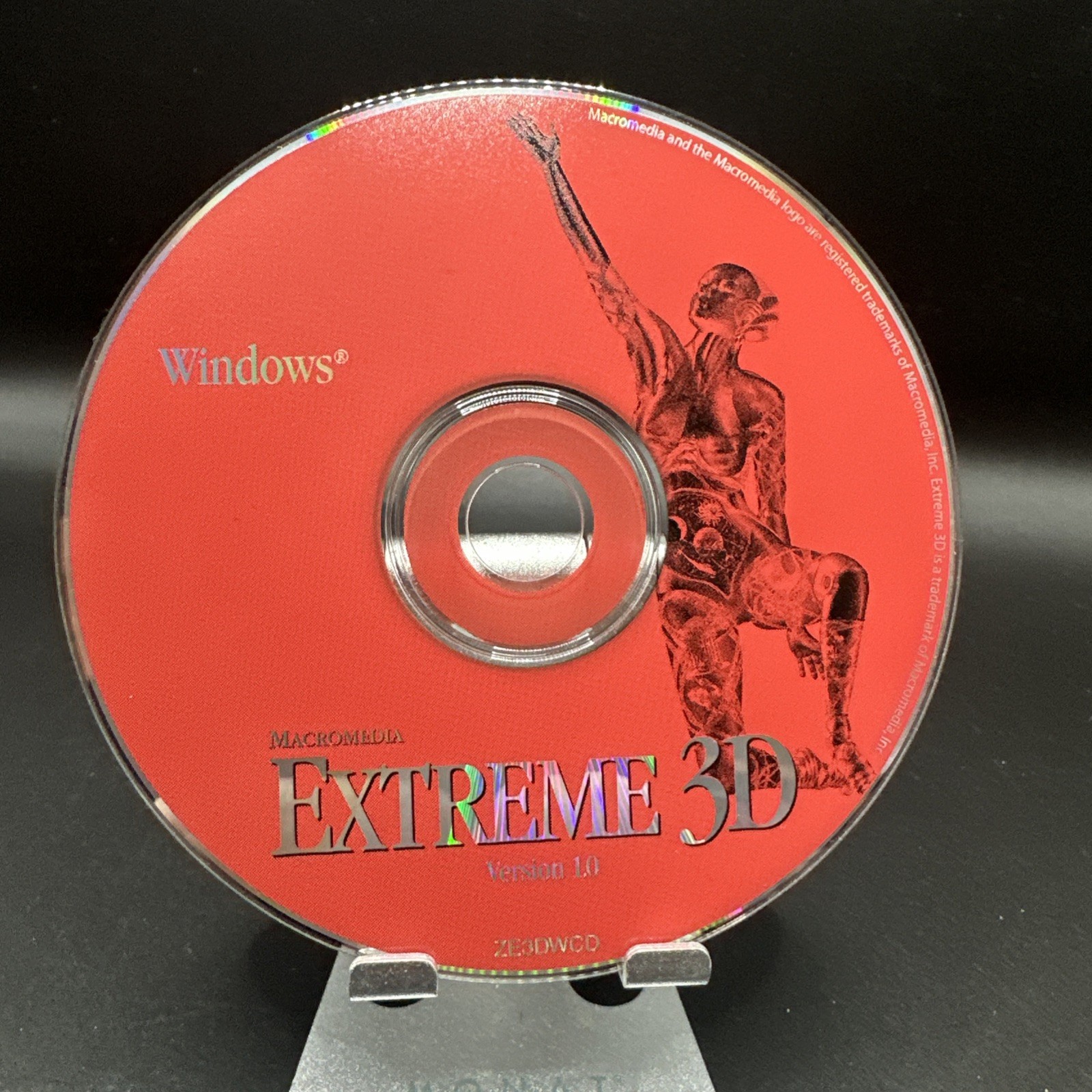 Macromedia EXTREME 3D Version 1.0 for Windows 3.1 Vintage Software