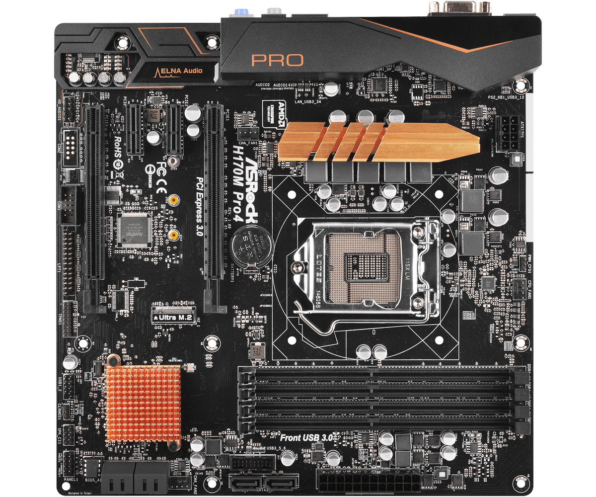 For ASROCK H170M Pro4 Motherboard LGA1151 DDR4 Mainboard