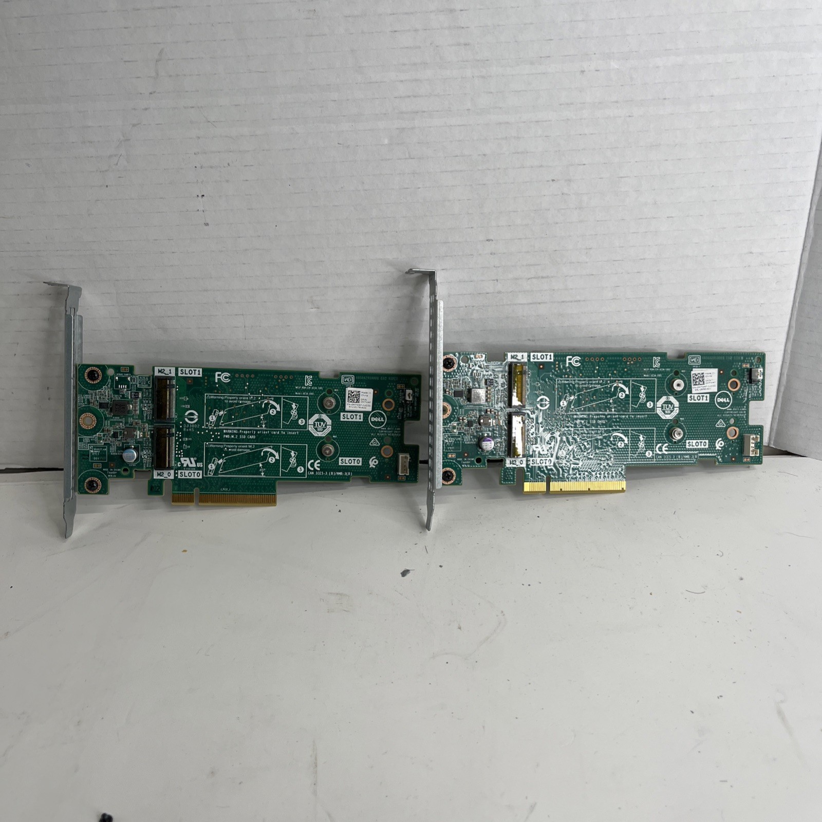 (Lot Of 2) Dell Boss-S1 2x M.2 SSD PCIe Network Adapter Dell P/N: 0JV70F Tested