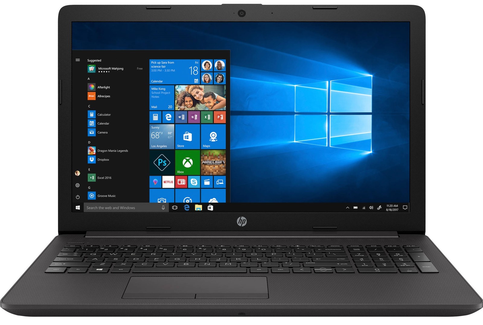 HP Essential 250 G7 15.6" Intel Core i3 10th Gen 4GB 256GB Windows 11 Good