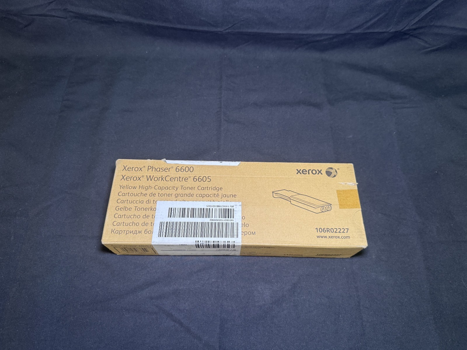 Xerox Printer Ink Toner Cartridge Sealed phaser 6600 106R02227 yellow 