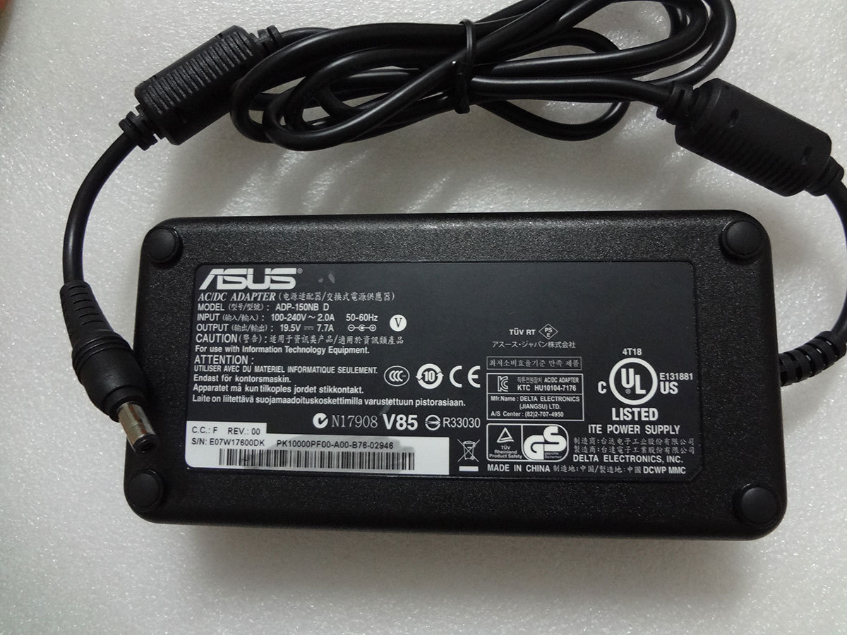 NEW Genuine OEM ASUS 150W AC Adapter for Razer Blade RZ09-01953E72-R3U1 Charger