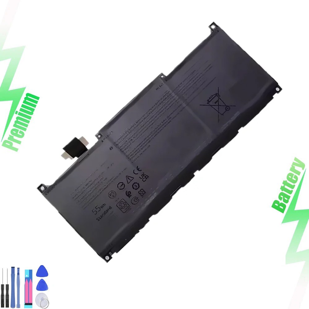 New MN79H NXRKW 0NXRKW Laptop Battery for Dell XPS 13 Plus 9320 4K 9340 9345