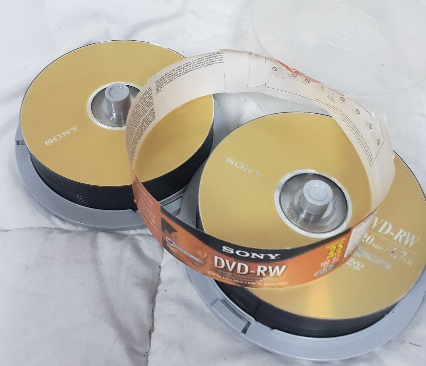 SONY DISC DVD-RW 4.7GB - Pack of 40