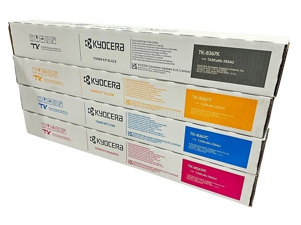 Kyocera TK-8367 Full CMYK OEM Toner Set