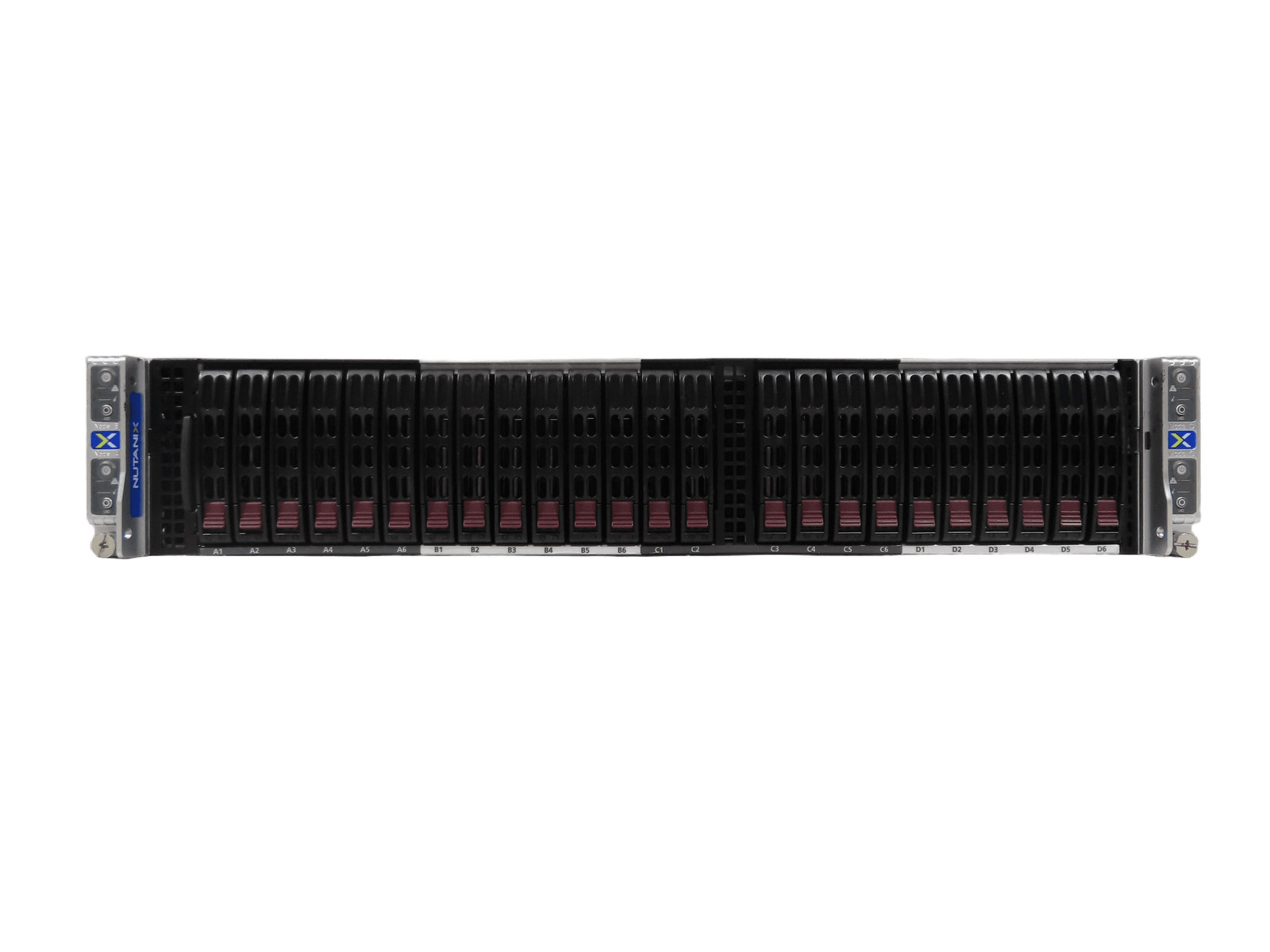 Supermicro 2U CSE-817B 24SFF 4-Node X11DPT 8x Gold 6146 256GB 4x 240gb 8x 1.8TB