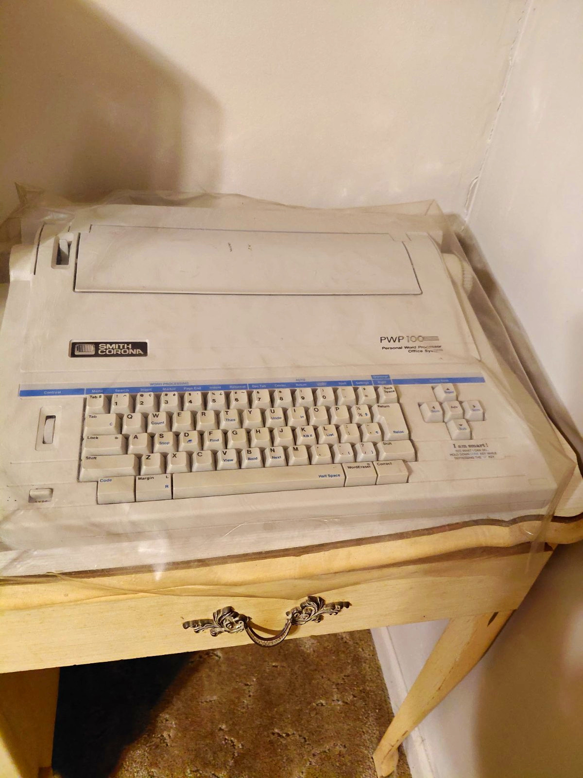Smith Corona PWP 100 Word Processor Office System w/ Monitor, Manuals & Disks