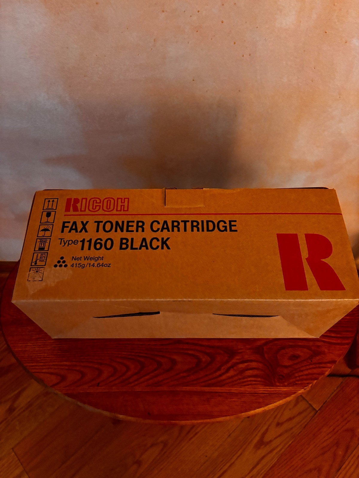 Genuine OEM Ricoh Fax Toner Cartridge 1160 Black H192-01 Unused Open Box