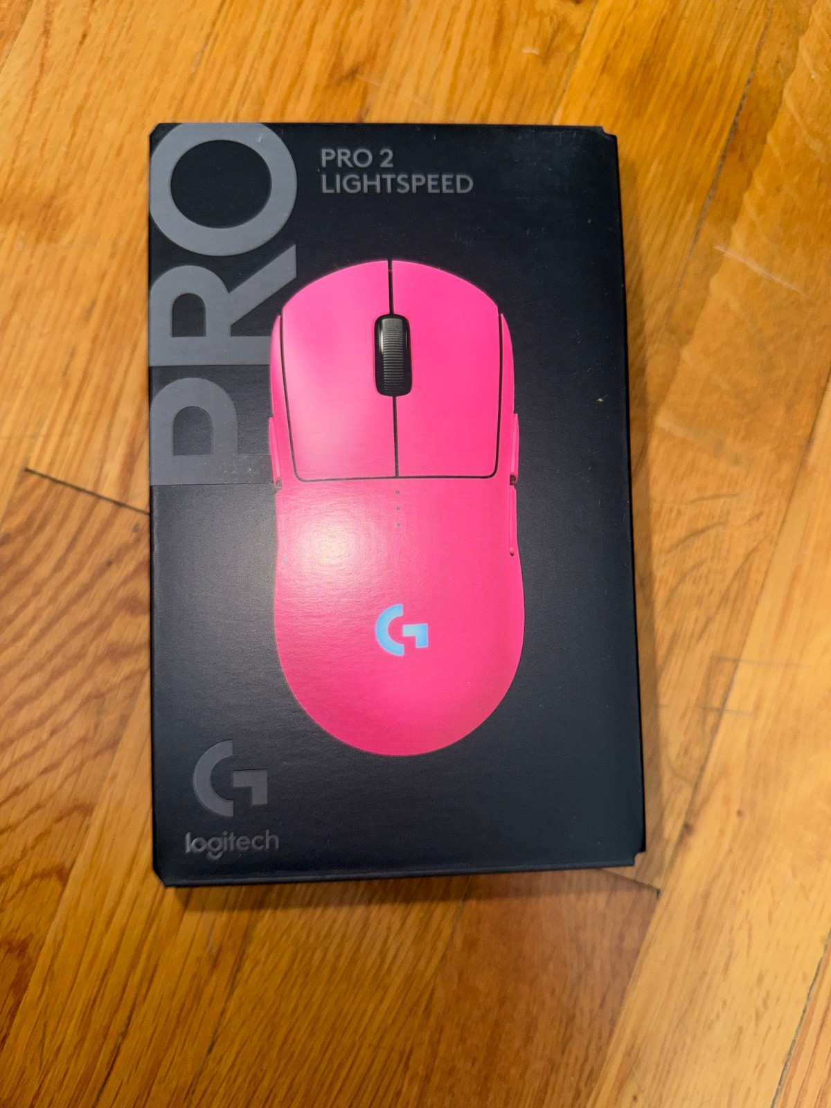 Brand New Logitech PRO 2 LIGHTSPEED Magenta Lightweight Gaming Mouse Pink