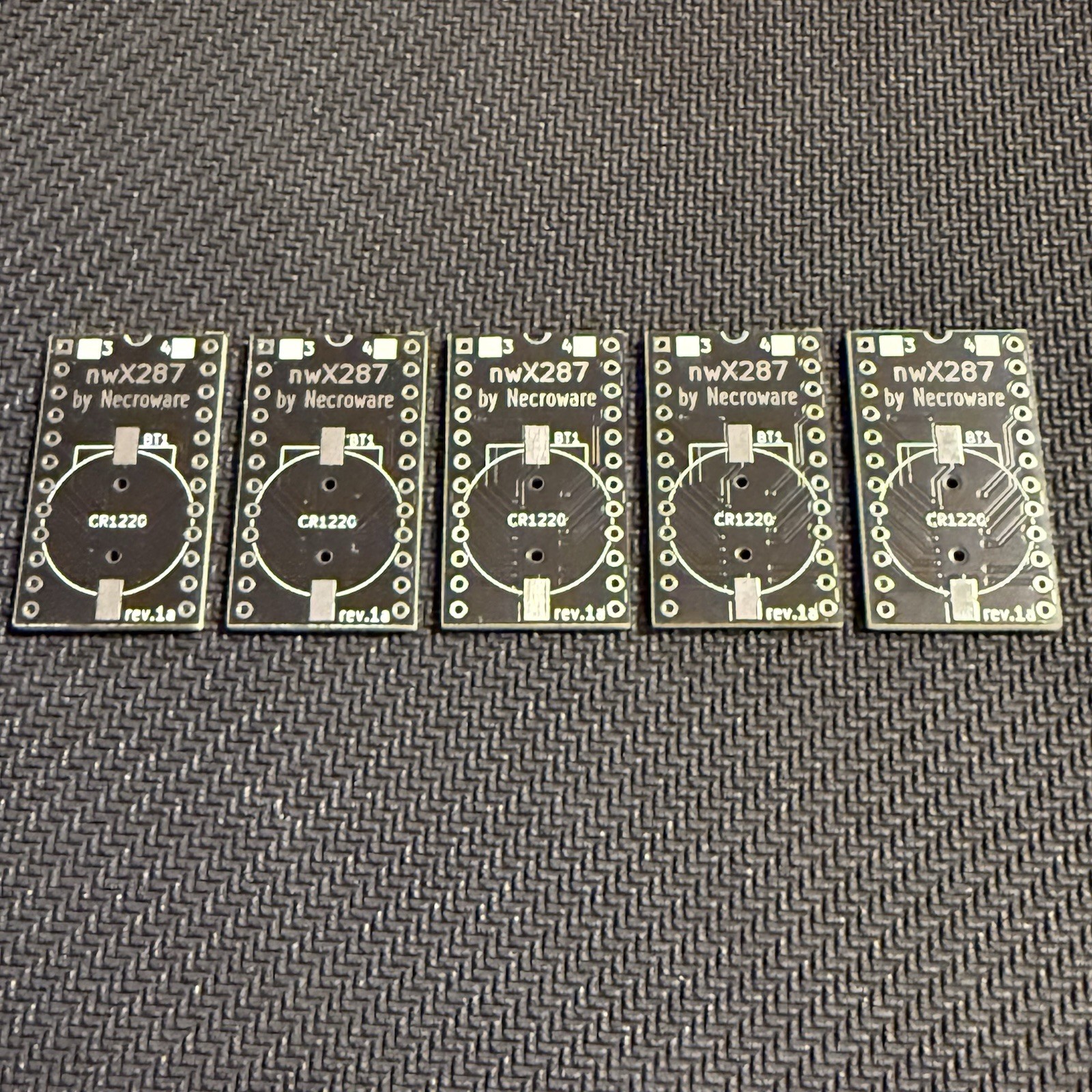 Necroware nwX287 RTC Replacement PCB Rev.1a x 5pcs (PCB Only)