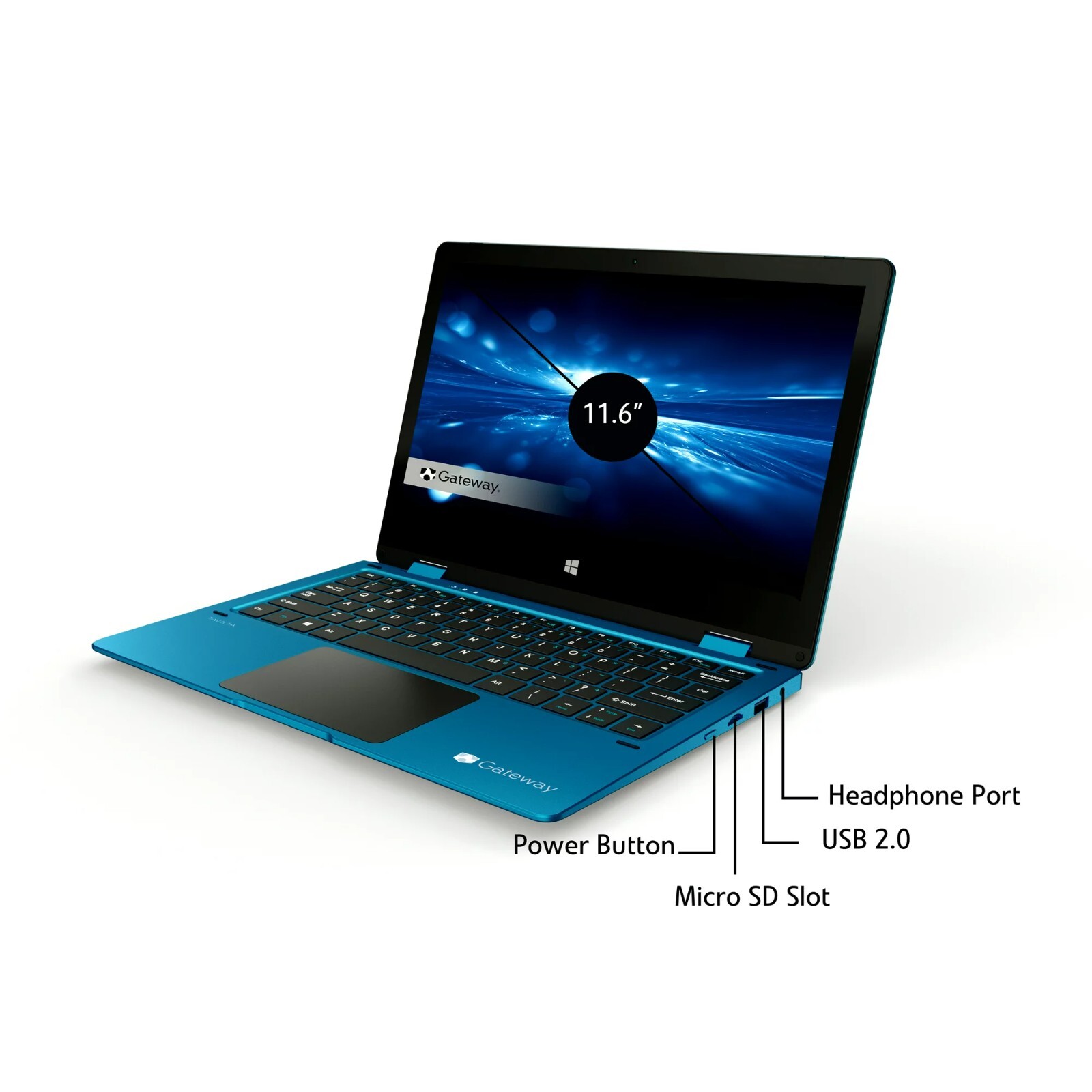Notebook 11.6" Touchscreen 2-in-1s Laptop, Intel Celeron N4020, 4GB RAM, 64GB HD