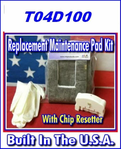 Compatible Ink Maintenance Box Replacement Pad Kit With Chip Re-setter for Epson