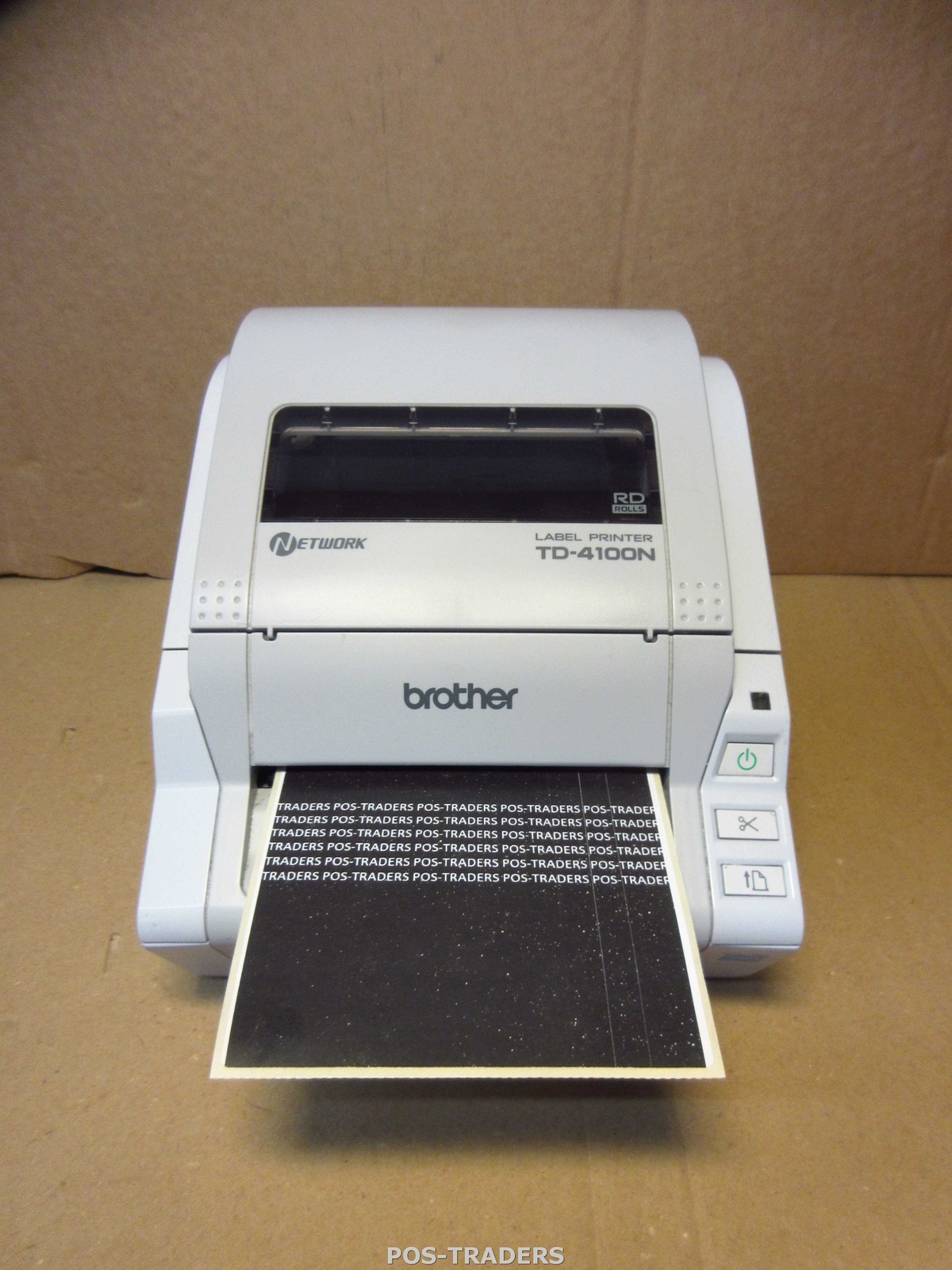Brother TD-4100N USB LAN Thermal 300Dpi Barcode 102mm Label Printer PRINTS LINES