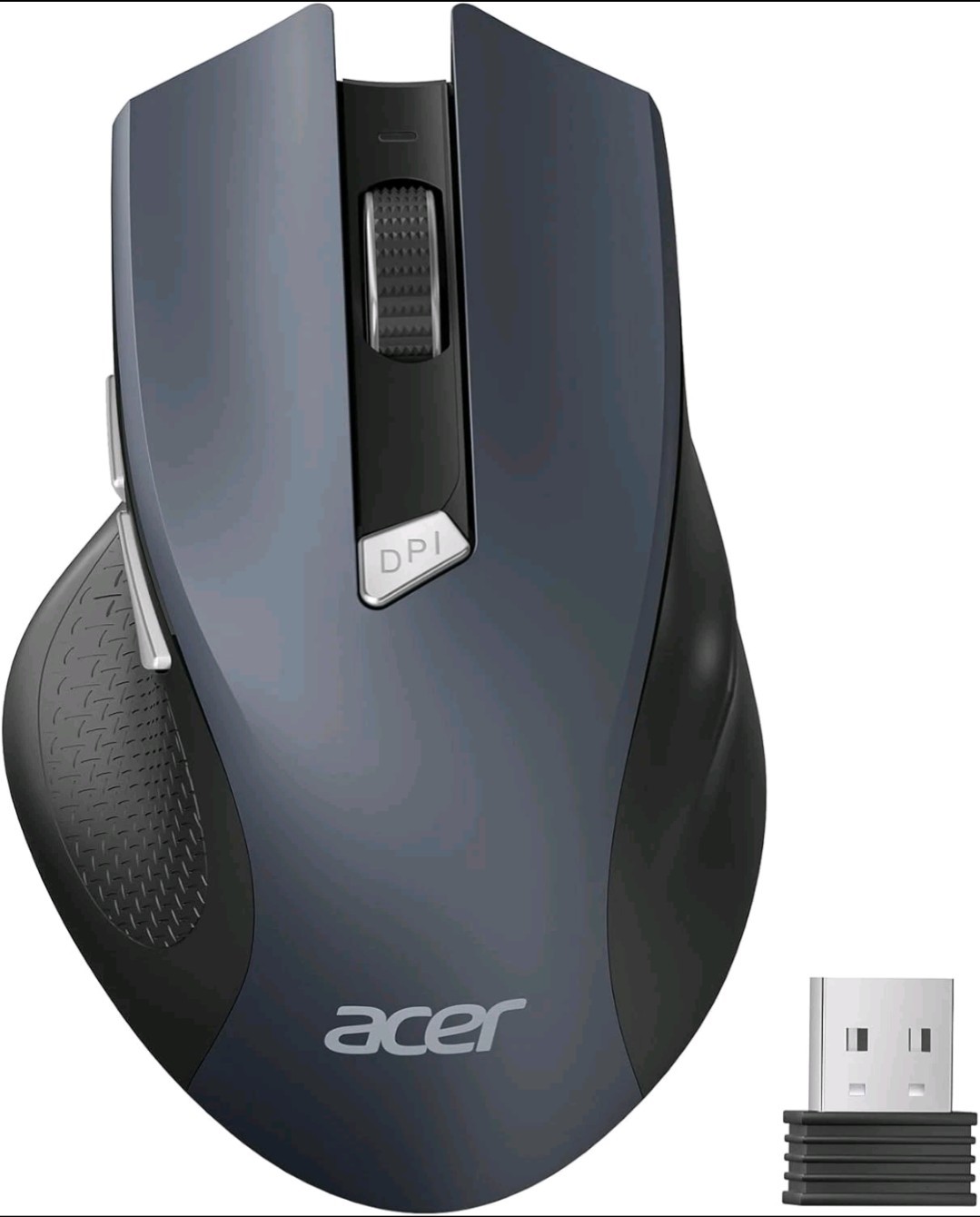 Acer OMR266 Dual Mode Wireless Mouse Bluetooth 5.0 2.4GHz Silent Gray OB