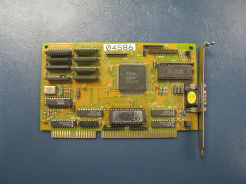 Trident TVGA8900c TVGA89 P/N-9012-12 VGA Card Desktop PC Computer Video 